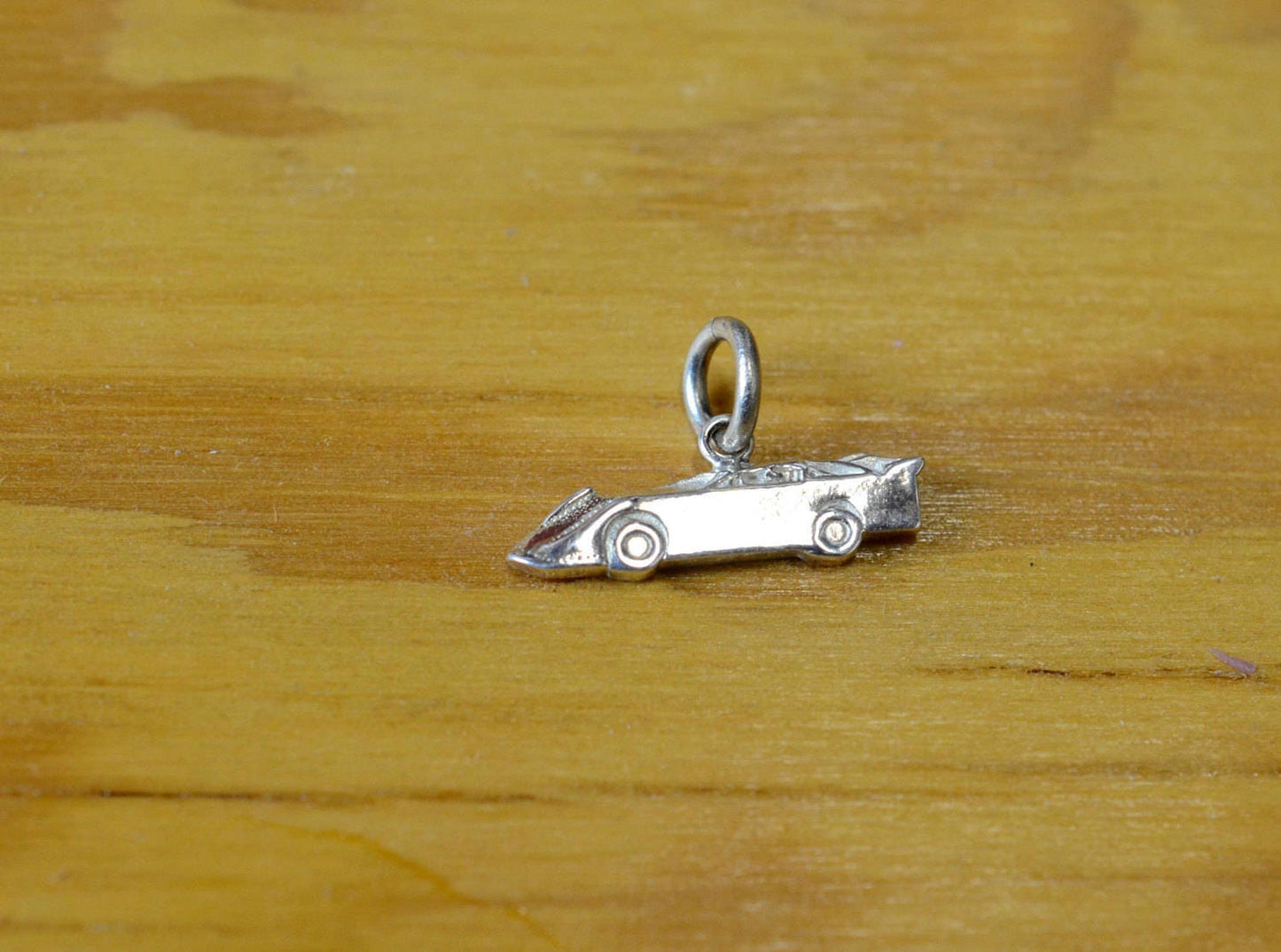 Late Model Dirt Race Car CHARM in Sterling Silver