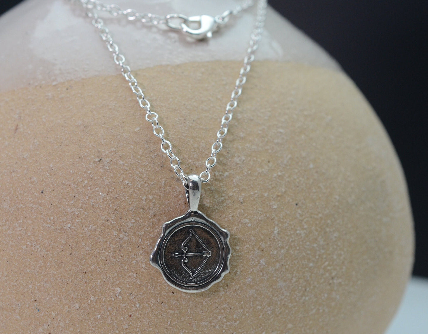 Women's Bow and Arrow Pendant or Keychain in Sterling Silver – Lakota Legacy Line