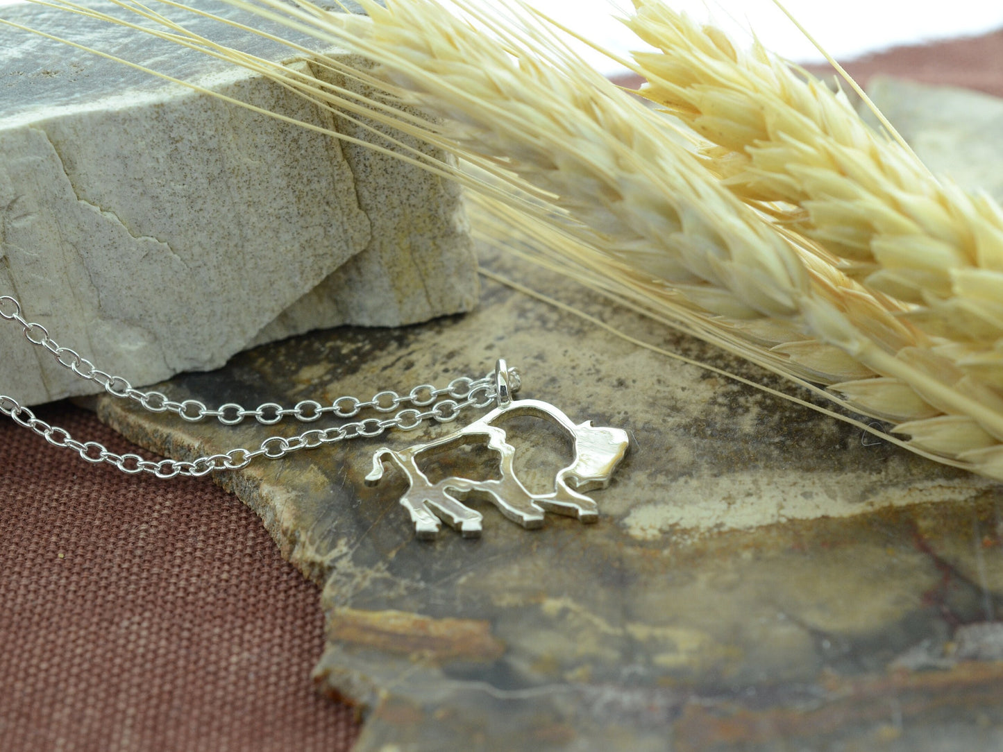 Minimalist Buffalo Pendant in Sterling Silver – Lakota Legacy Line