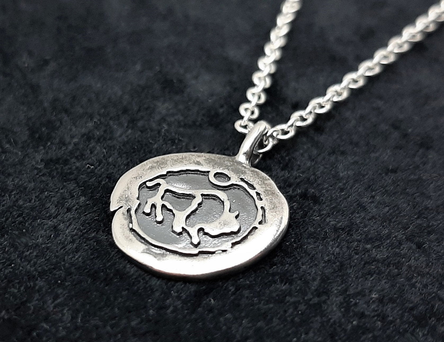Impression Buffalo Pendant in Sterling Silver – Lakota Legacy Line