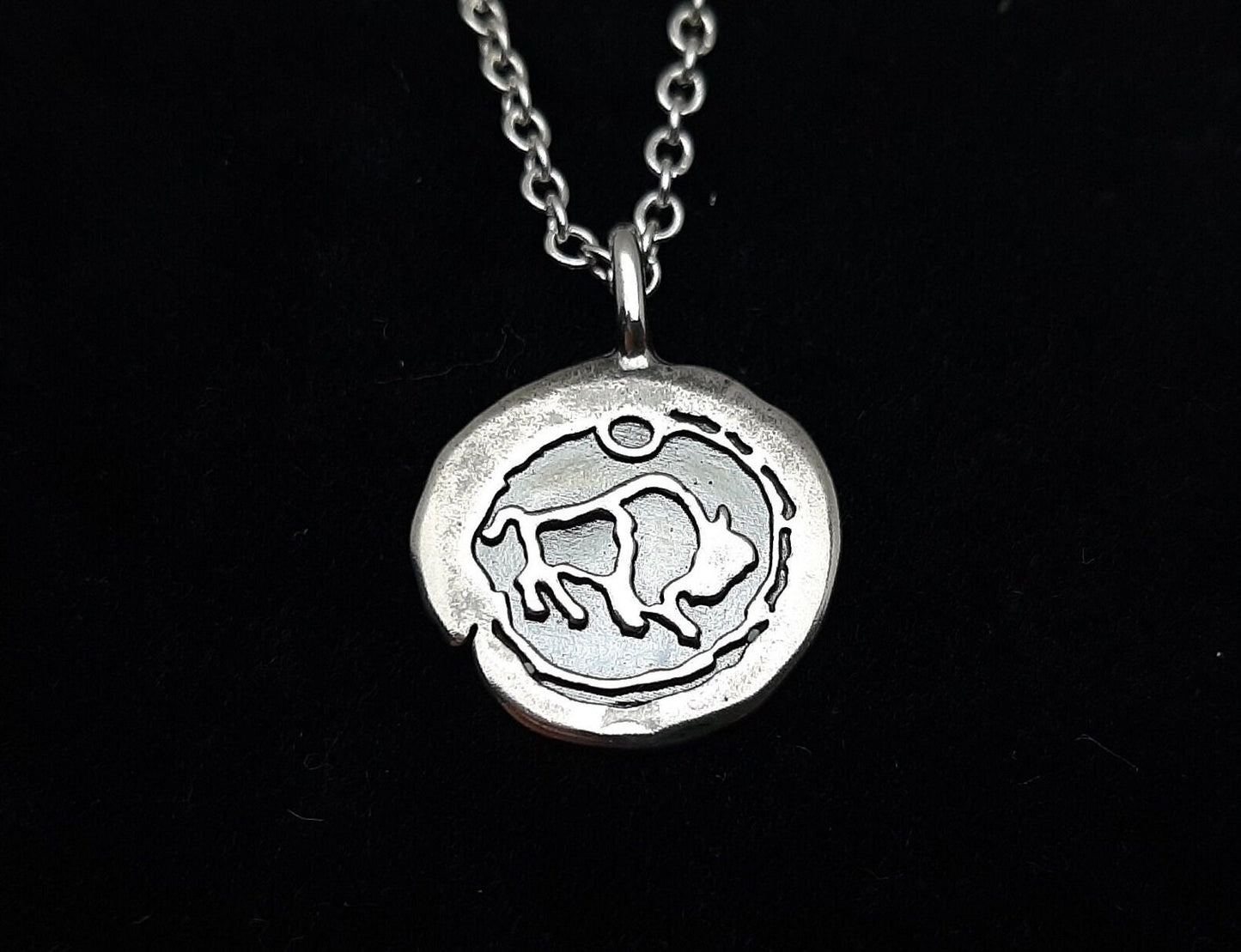 Impression Buffalo Pendant in Sterling Silver – Lakota Legacy Line
