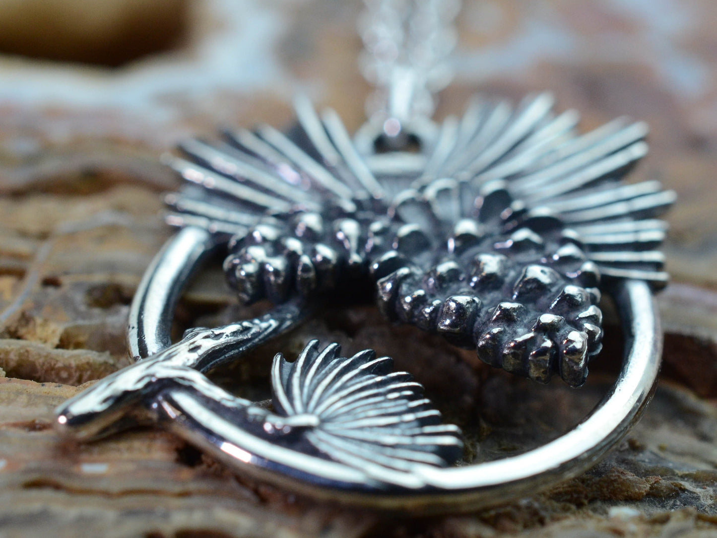Pinecone Pendant in Sterling Silver – The Nature Series