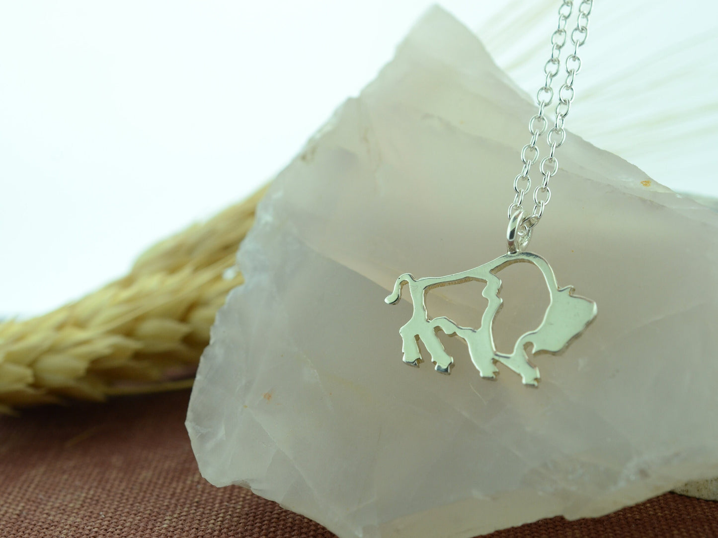 Minimalist Buffalo Pendant in Sterling Silver – Lakota Legacy Line