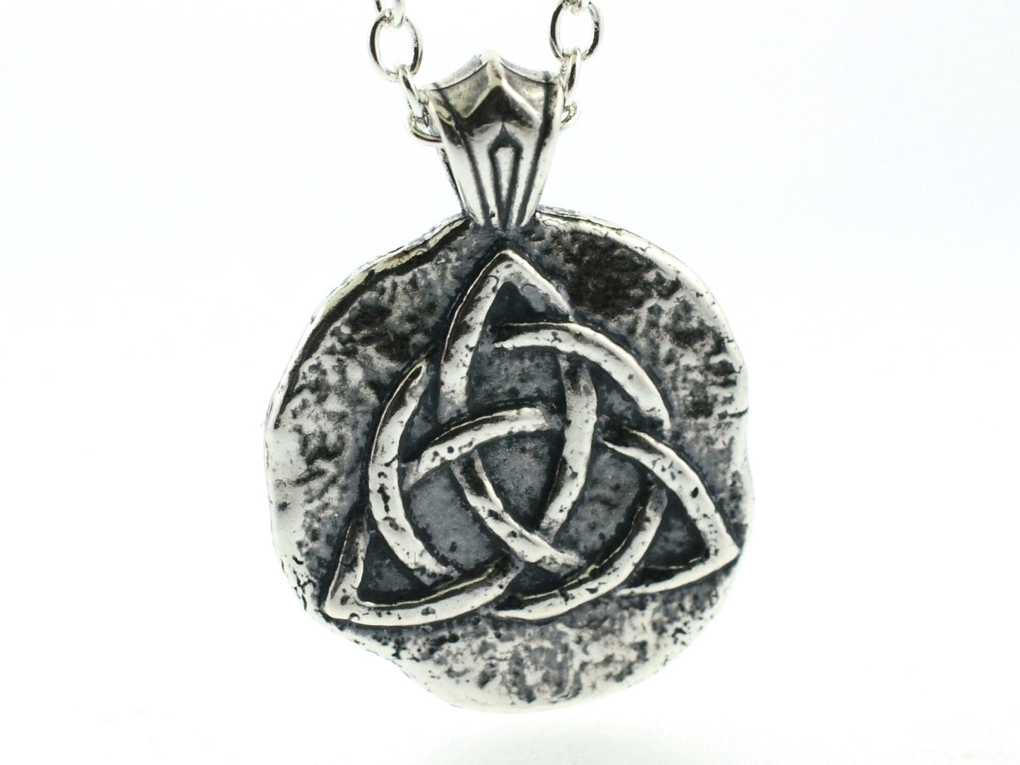 Triquetra Sterling Silver Pendant or Keychain – Ancient Faith Collection