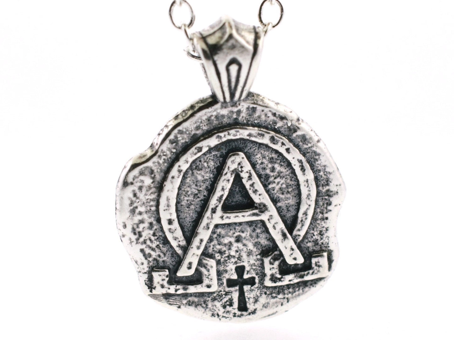 Alpha & Omega Sterling Silver Pendant or Keychain – Ancient Faith Collection