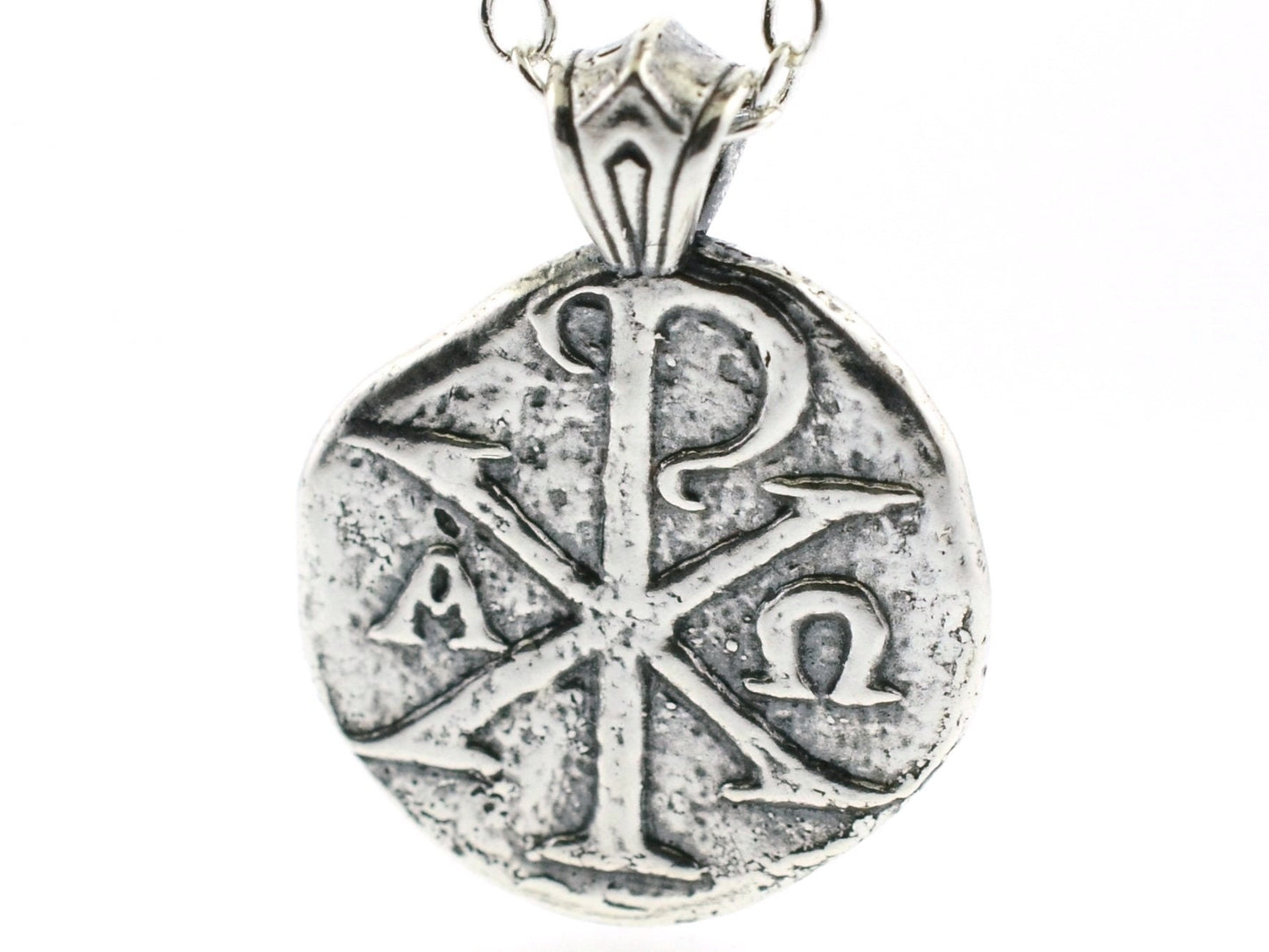 Chi Rho Sterling Silver Pendant or Keychain – Ancient Faith Collection
