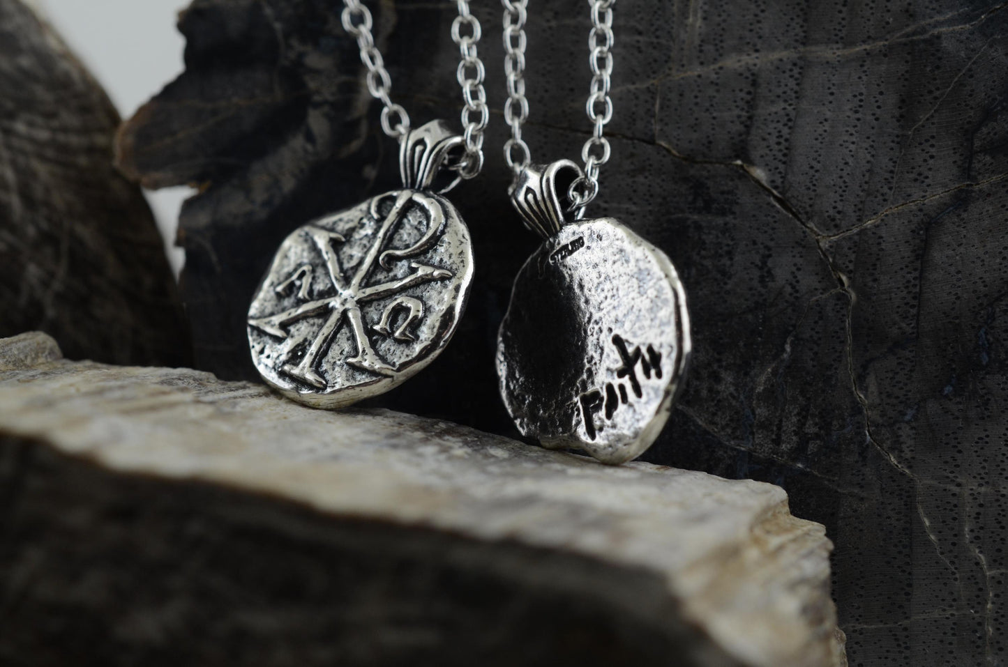 Chi Rho Sterling Silver Pendant or Keychain – Ancient Faith Collection