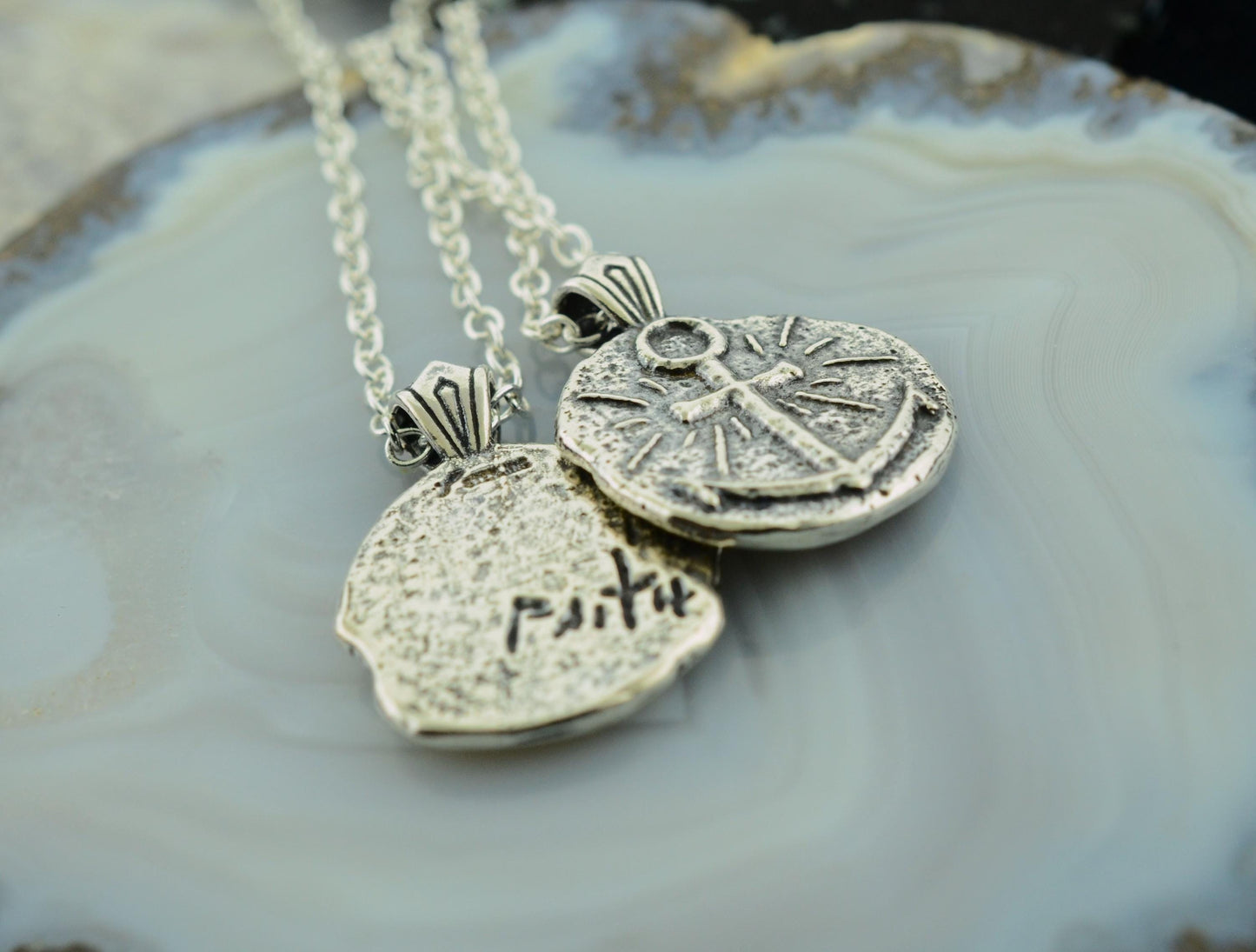 Anchor Sterling Silver Pendant or Keychain – Ancient Faith Collection