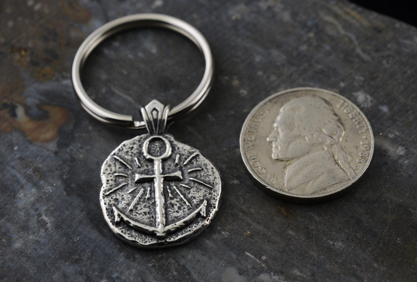 Anchor Sterling Silver Pendant or Keychain – Ancient Faith Collection