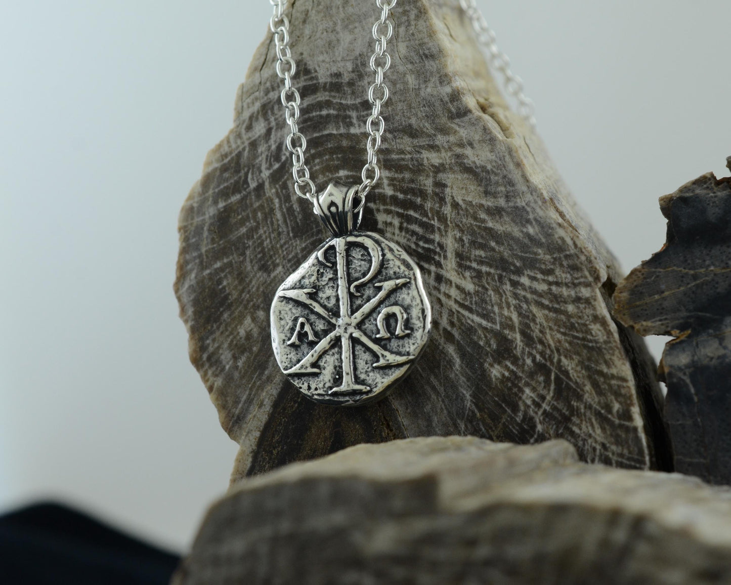 Chi Rho Sterling Silver Pendant or Keychain – Ancient Faith Collection