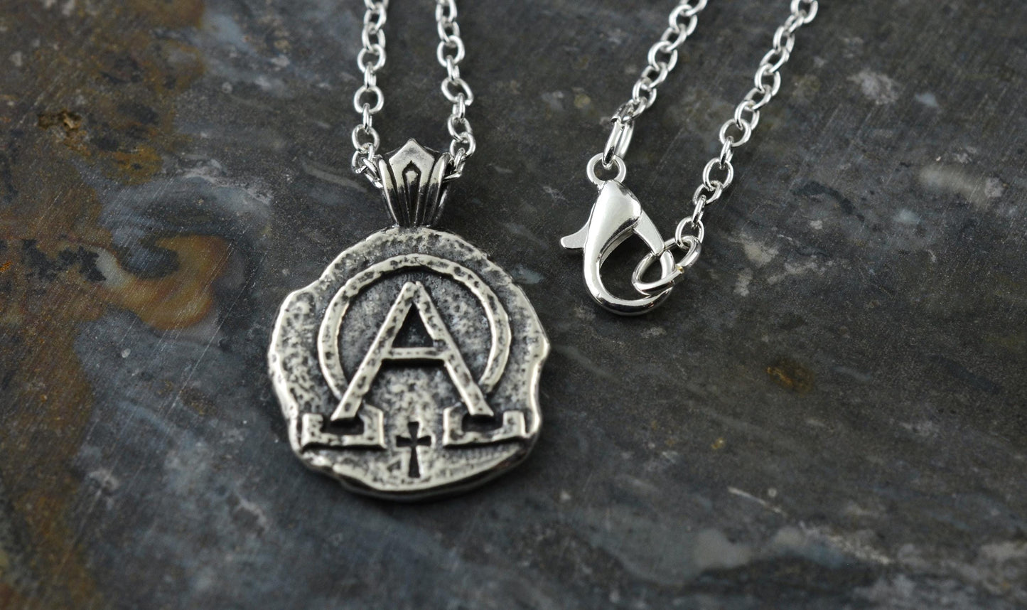 Alpha & Omega Sterling Silver Pendant or Keychain – Ancient Faith Collection