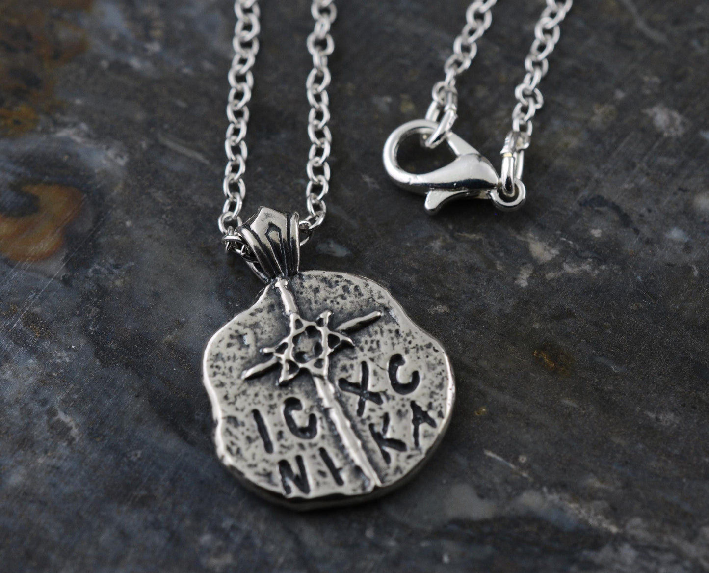 ICXC NIKA Star of David Cross in Sterling Silver Pendant OR Keychain – Ancient Faith Collection