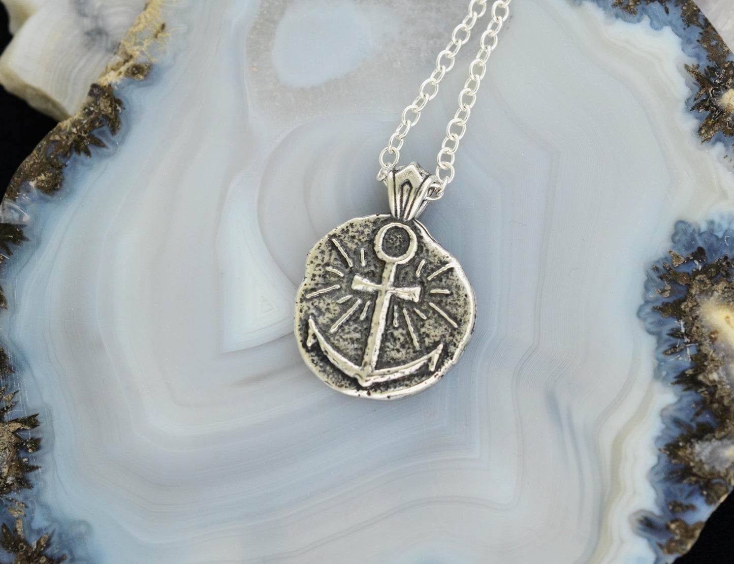Anchor Sterling Silver Pendant or Keychain – Ancient Faith Collection