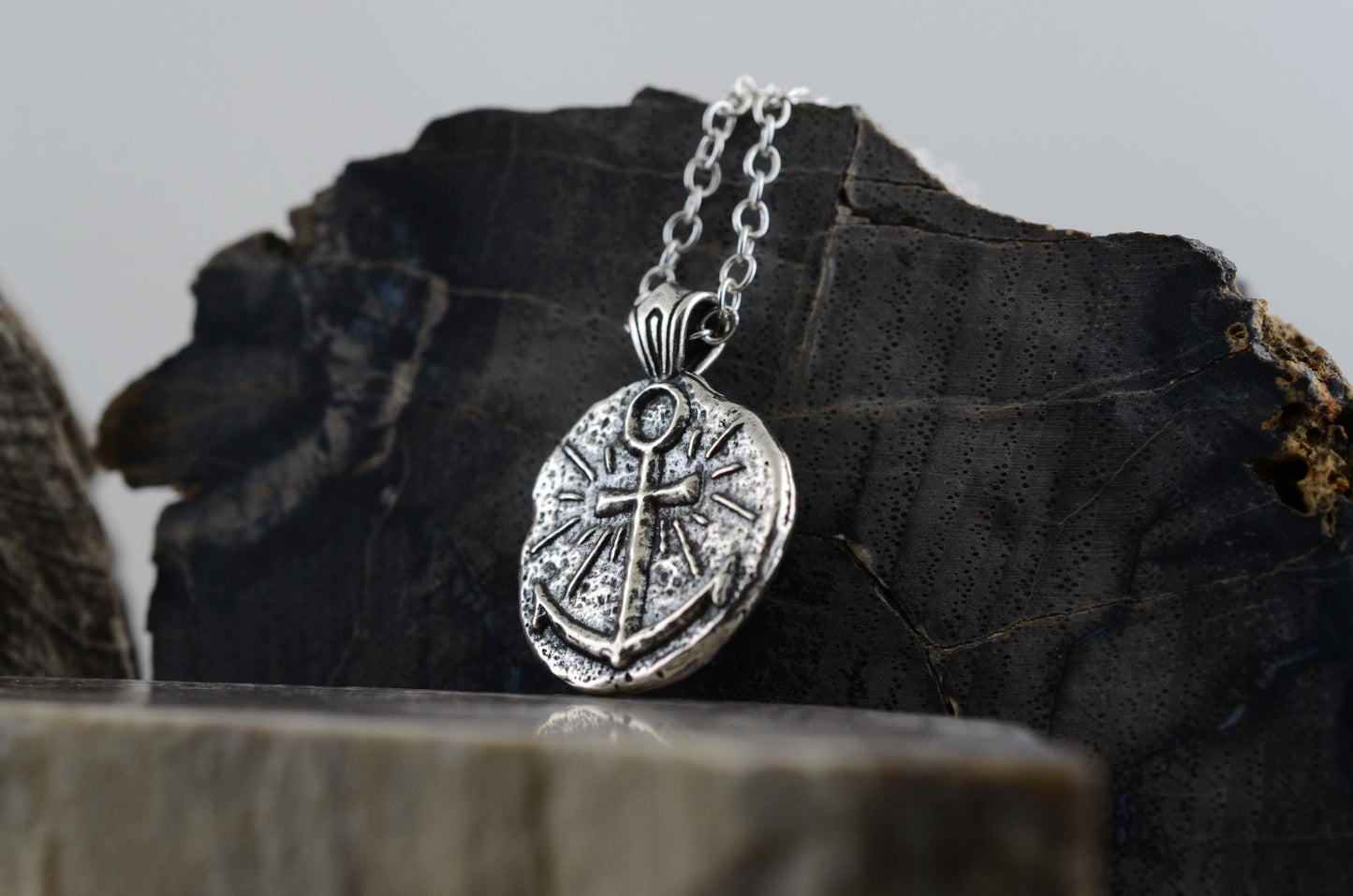 Anchor Sterling Silver Pendant or Keychain – Ancient Faith Collection