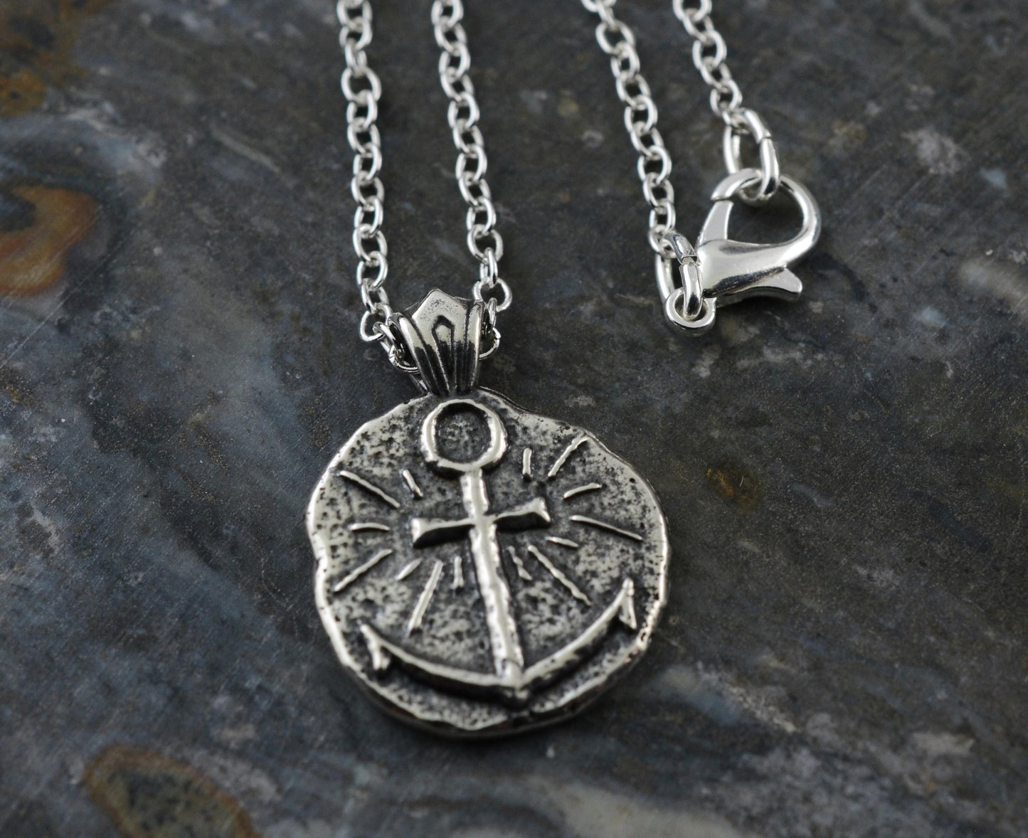 Anchor Sterling Silver Pendant or Keychain – Ancient Faith Collection