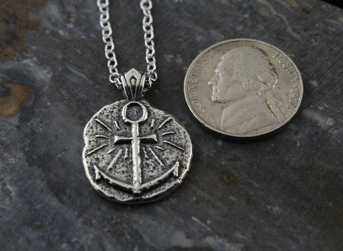 Anchor Sterling Silver Pendant or Keychain – Ancient Faith Collection