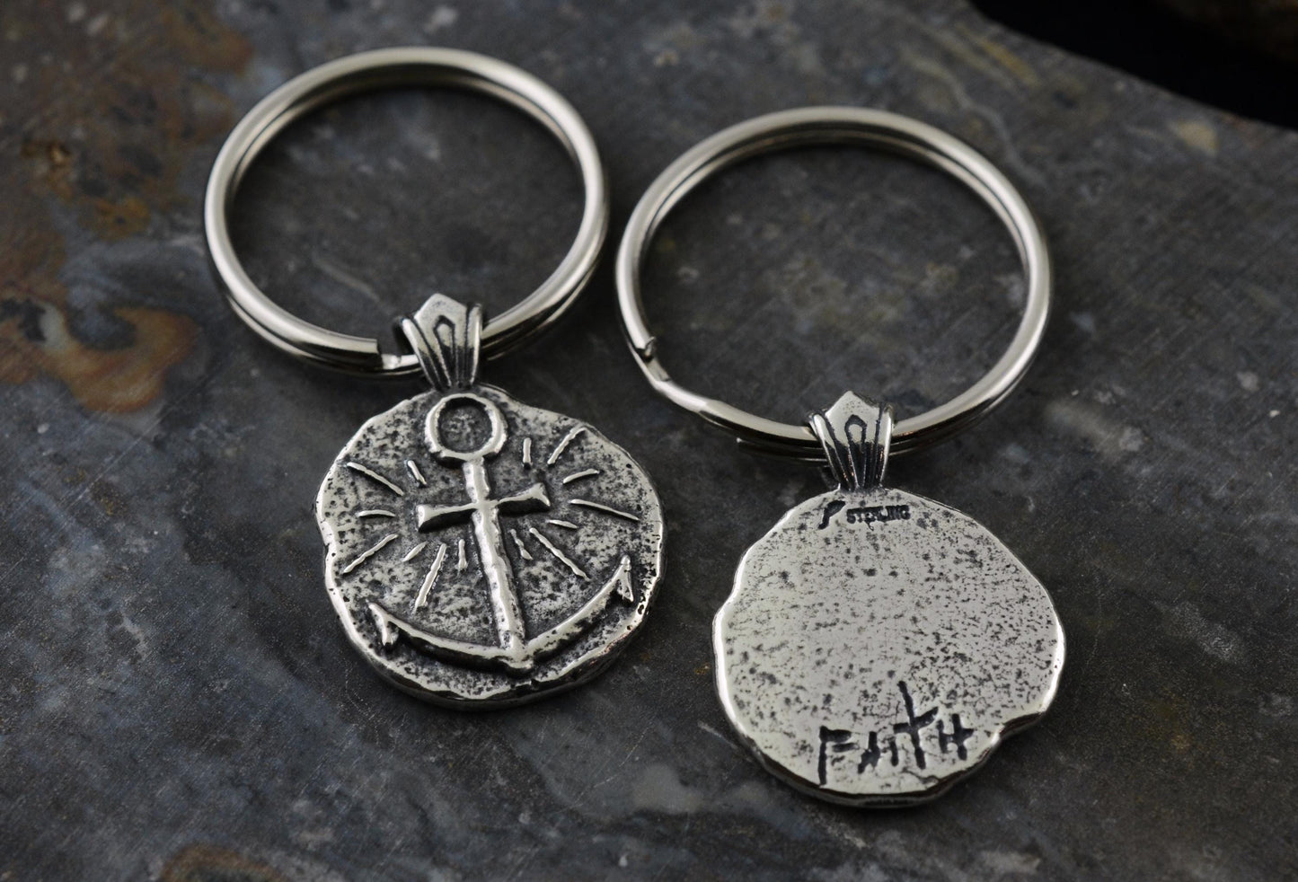 Anchor Sterling Silver Pendant or Keychain – Ancient Faith Collection