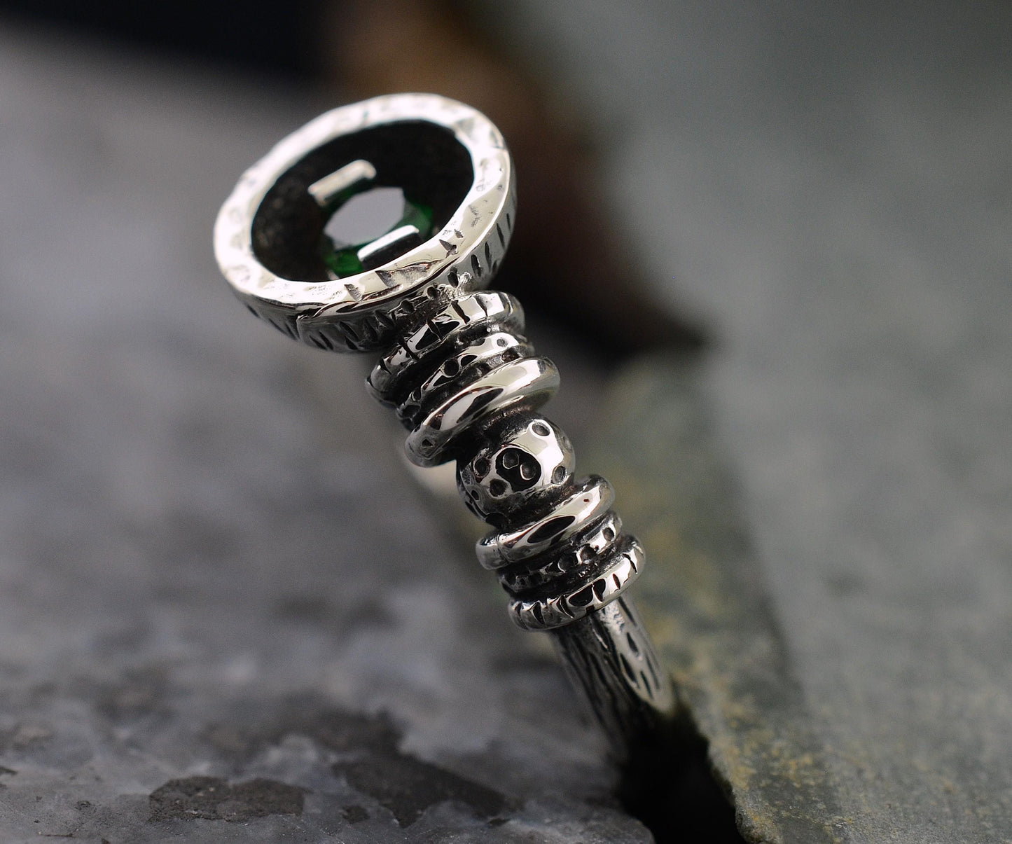 January to June Birthstone Rings in Sterling Silver