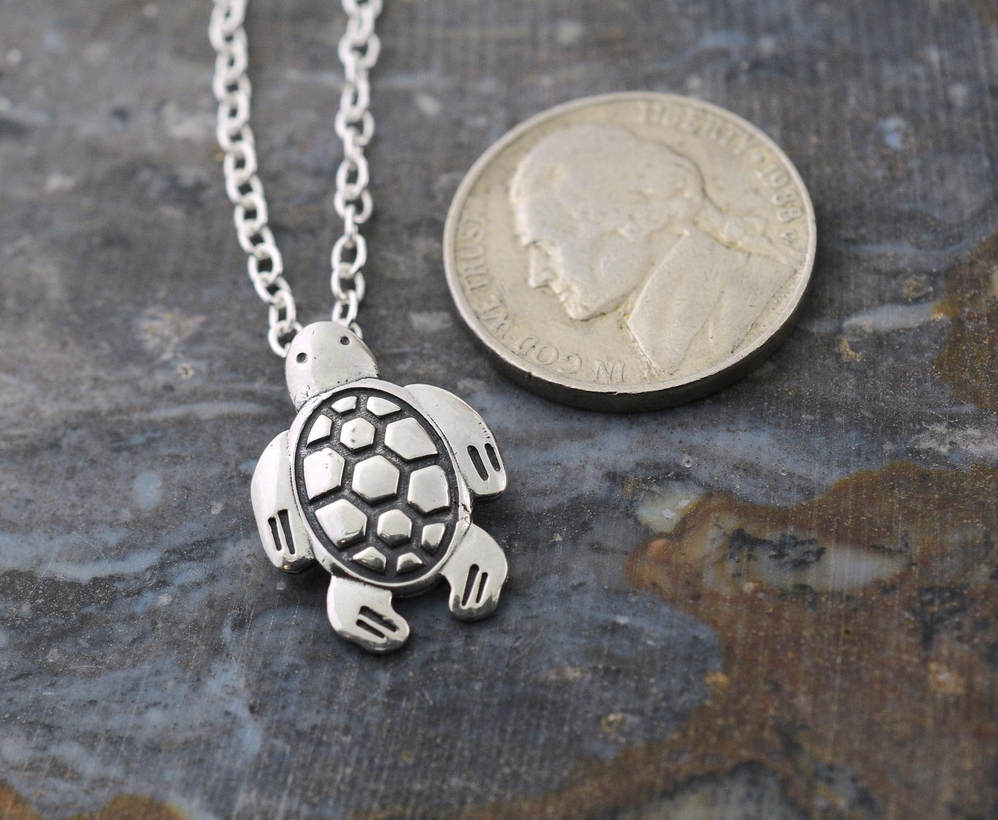 Turtle Pendant in Sterling Silver – Lakota Legacy Line