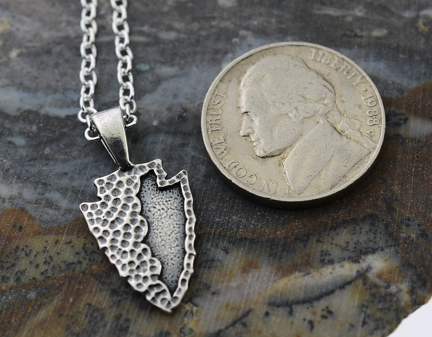 Arrowhead Pendant and Earrings in Sterling Silver Set – Lakota Legacy Line