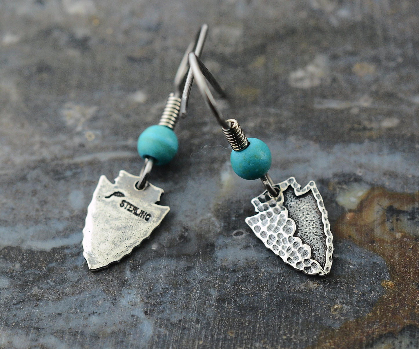 Arrowhead Pendant and Earrings in Sterling Silver Set – Lakota Legacy Line