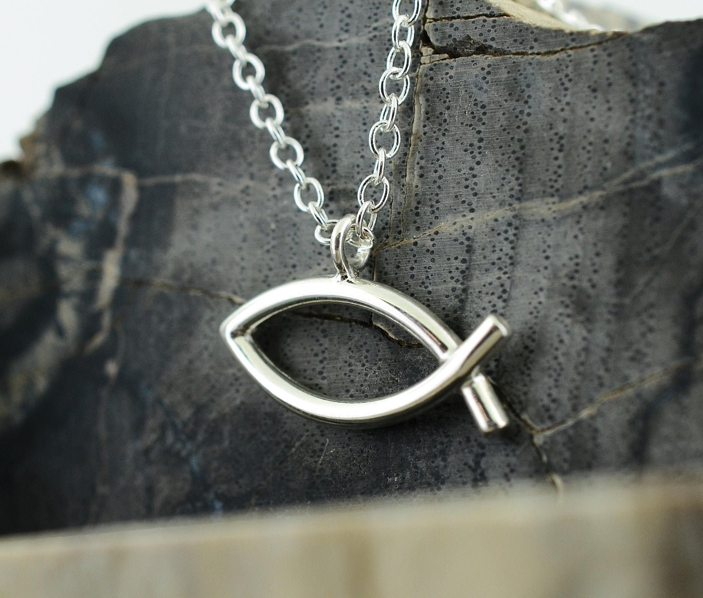 Ichthys Fish Pendant in Sterling Silver – Identity Series