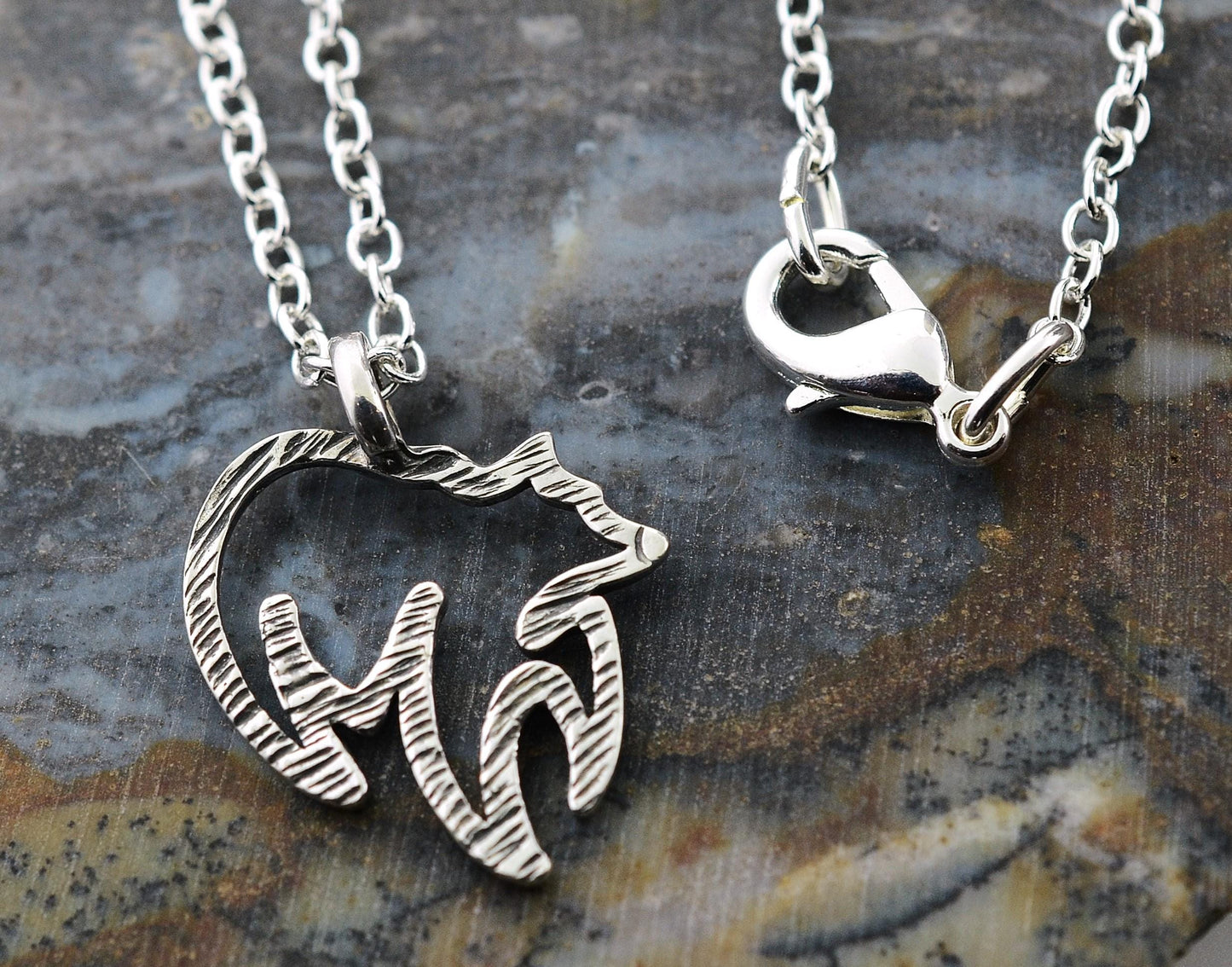 Bear Pendant in Sterling Silver – Lakota Legacy Line