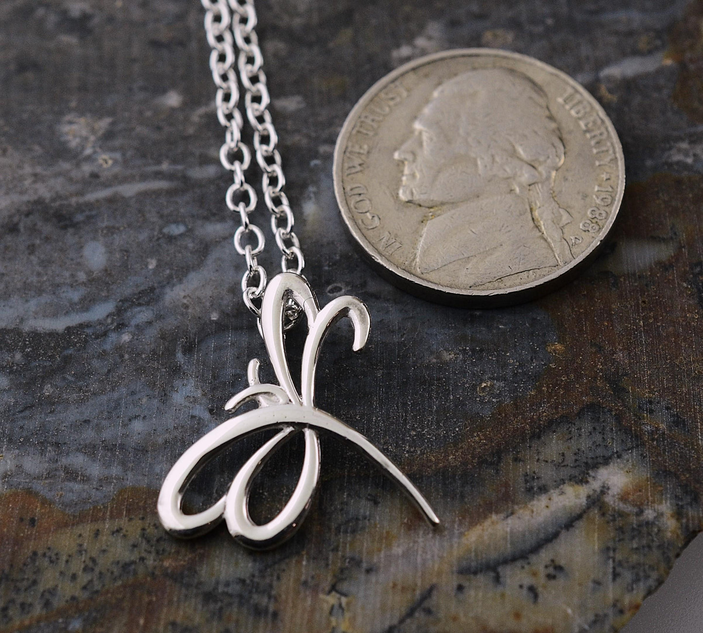 Dragonfly Pendant in Sterling Silver – Lakota Legacy Line