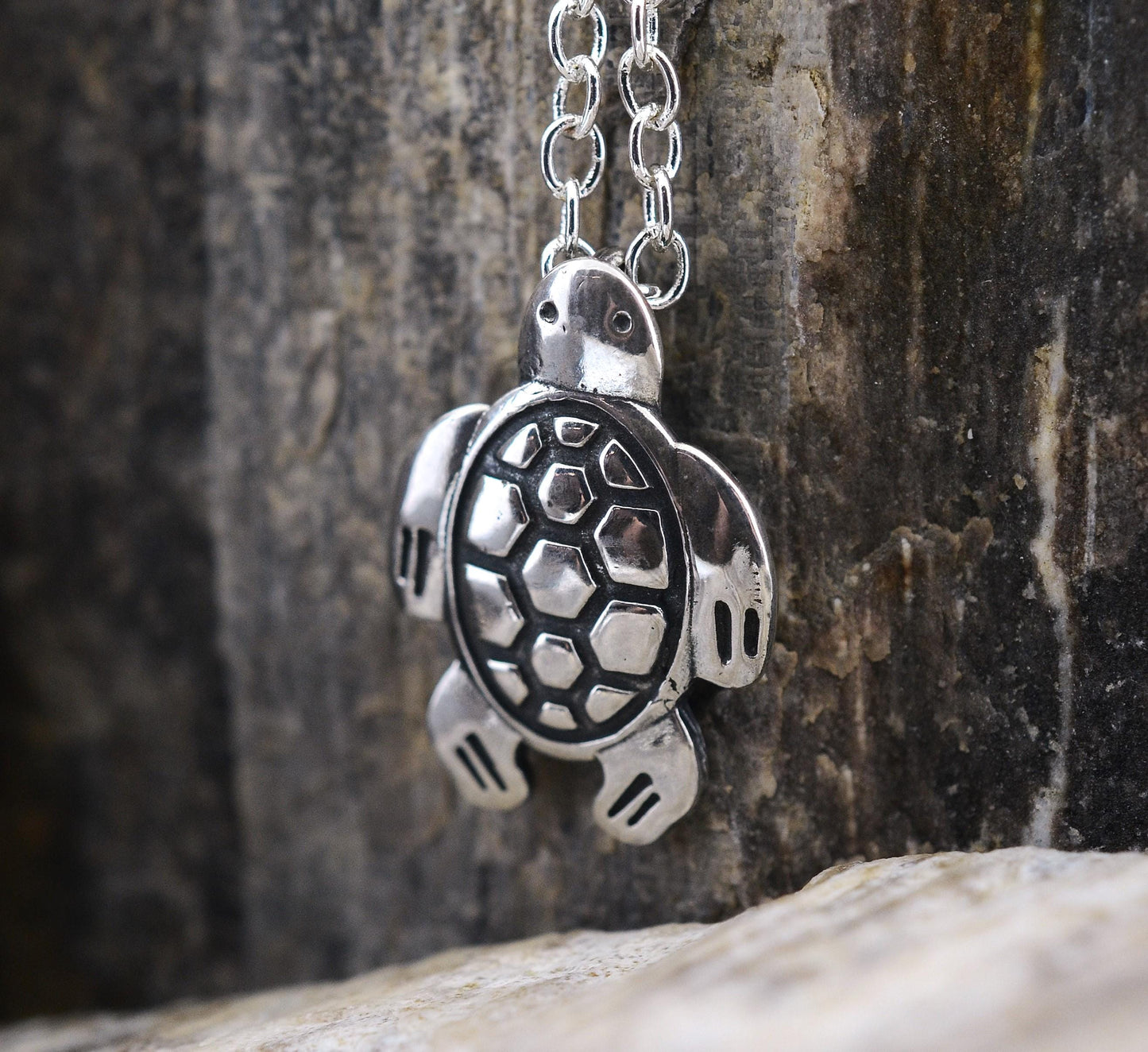 Turtle Pendant in Sterling Silver – Lakota Legacy Line