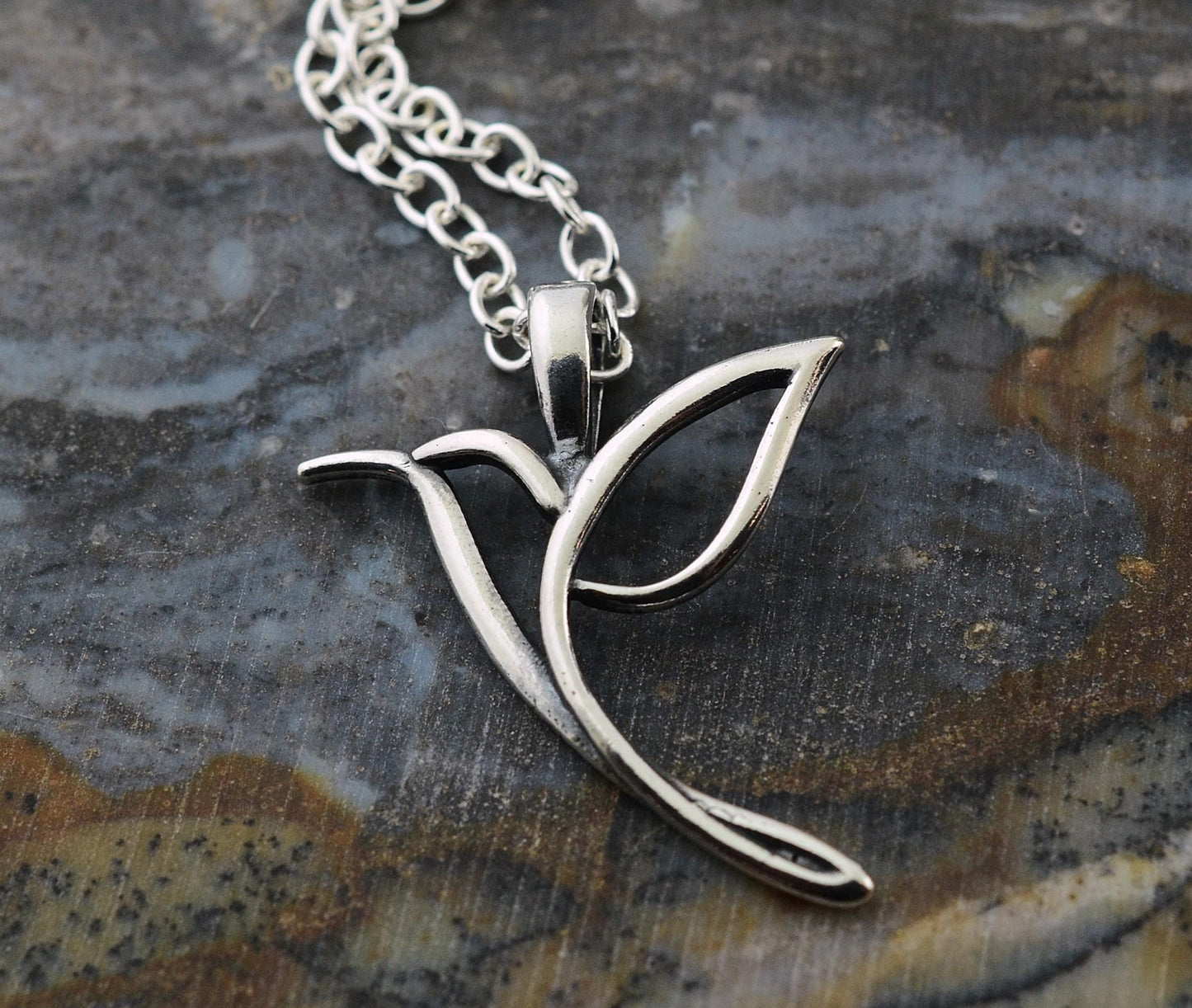 Hummingbird Pendant in Sterling Silver – Lakota Legacy Line