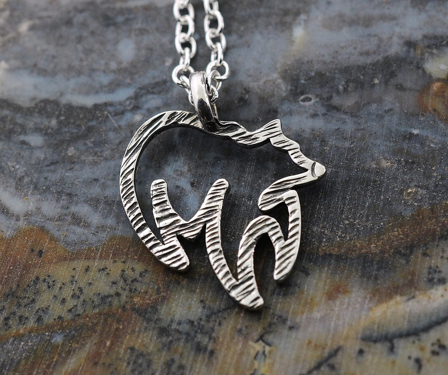 Bear Pendant in Sterling Silver – Lakota Legacy Line