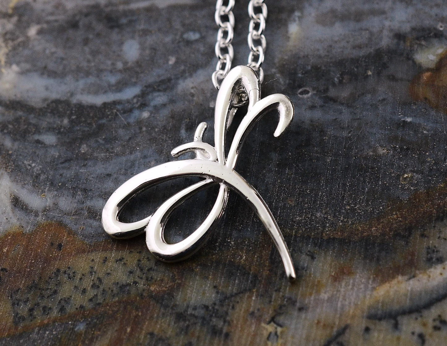 Dragonfly Pendant in Sterling Silver – Lakota Legacy Line
