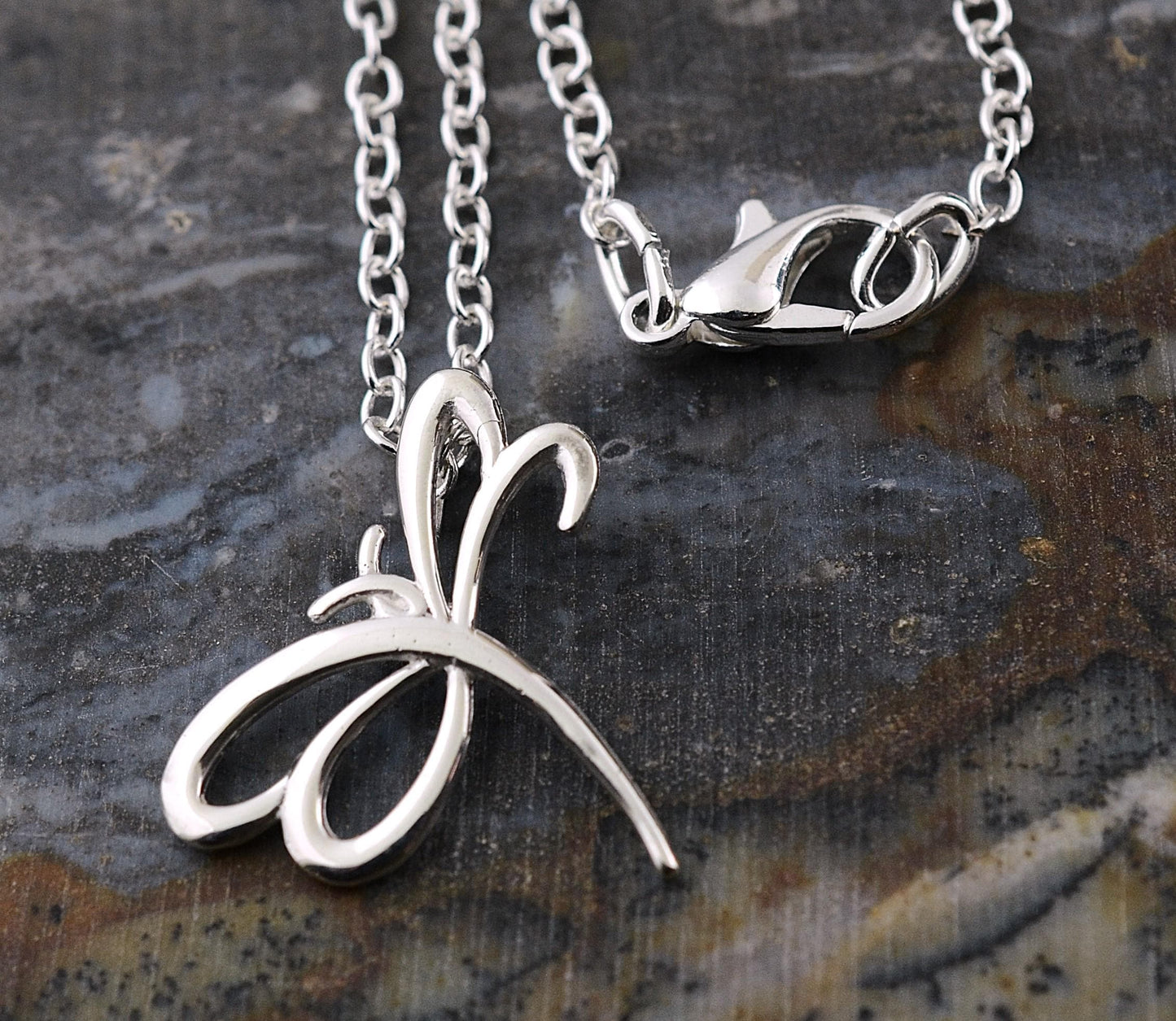 Dragonfly Pendant in Sterling Silver – Lakota Legacy Line