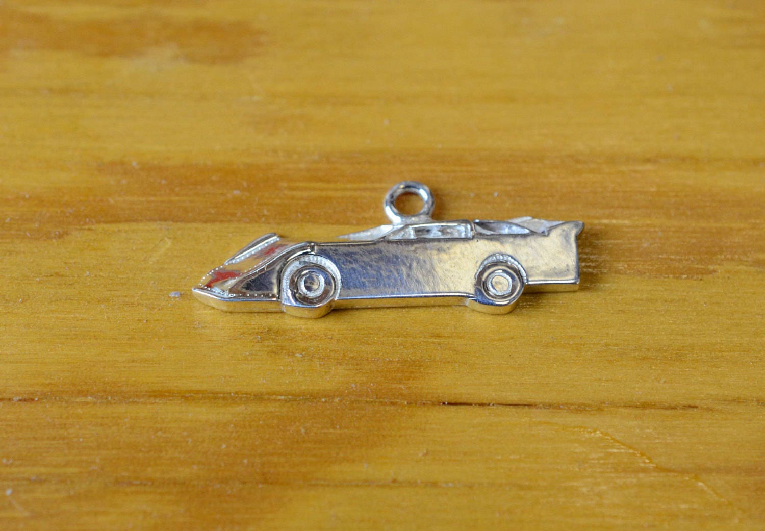 Late Model Dirt Race Car in Sterling Silver, PENDANT or KEYCHAIN