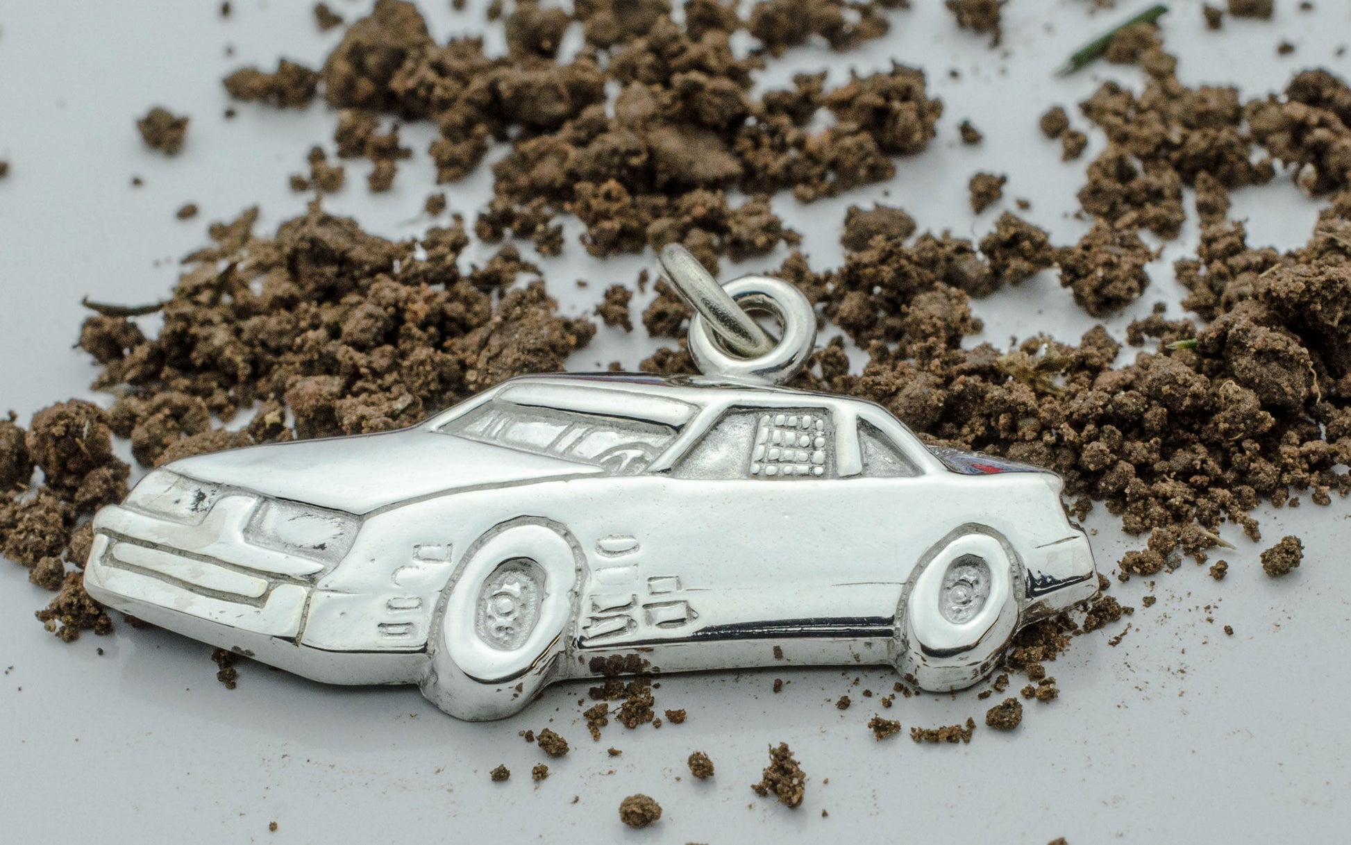 Street / Hobby Stock Dirt Race Car in Sterling Silver