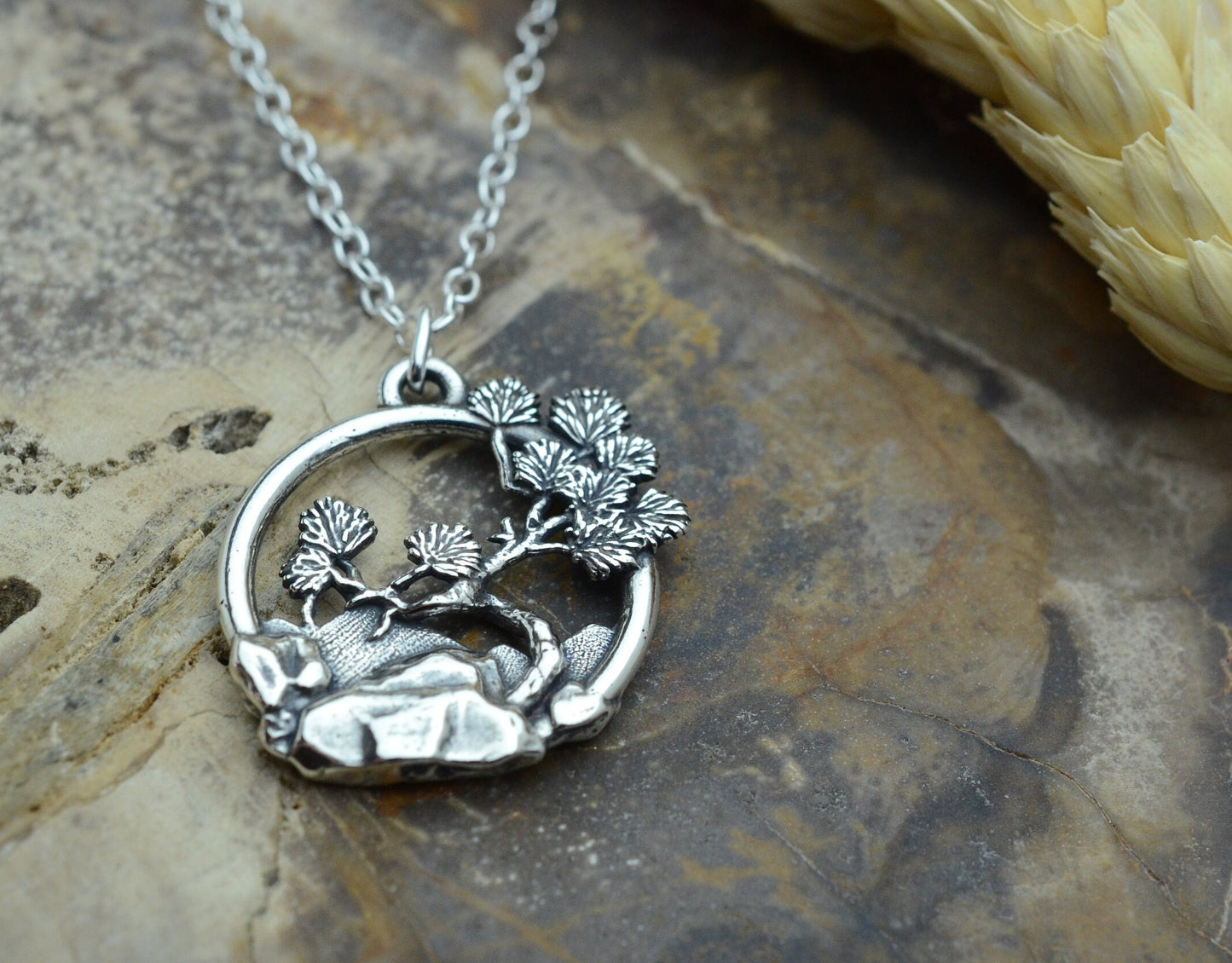 Ponderosa Pine Pendant in Sterling Silver – Nature Series