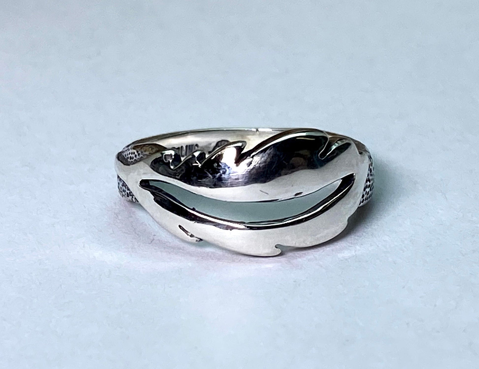 Feather Ring Nature Lakota Jewelry Sterling Silver Unique Gift
