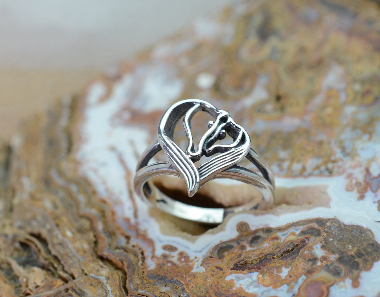 Horse and Colt Ring in Sterling Silver – Lakota Legacy Line