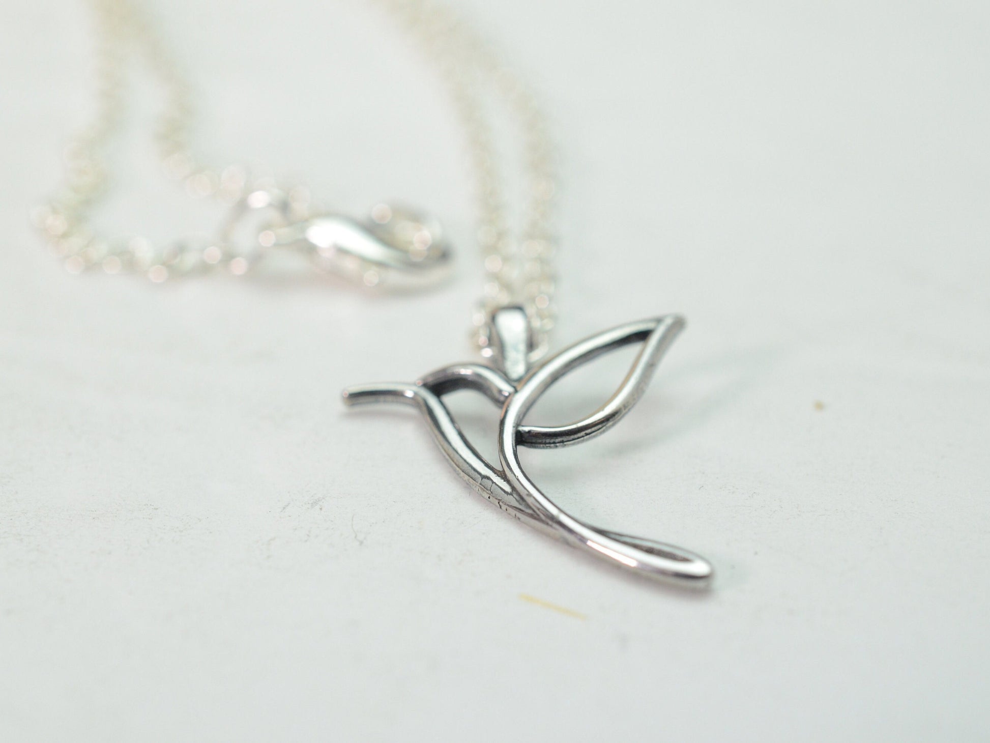Hummingbird Pendant in Sterling Silver – Lakota Legacy Line