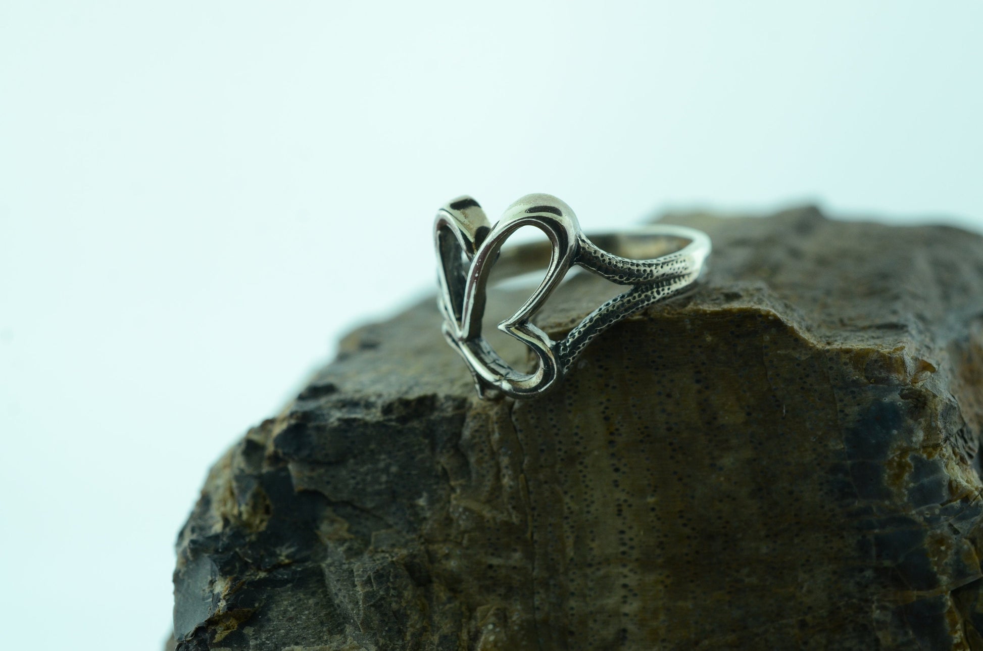 Side Profile Butterfly Ring in Sterling Silver – Lakota Legacy Line