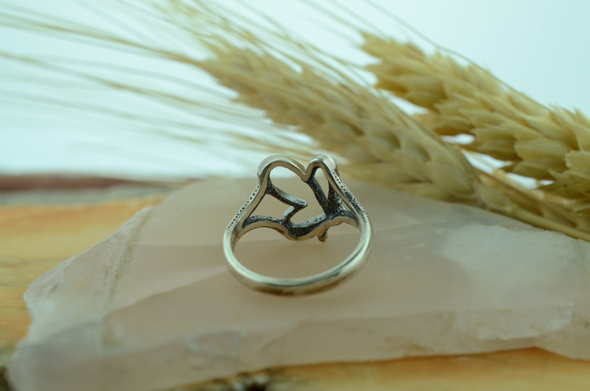 Side Profile Butterfly Ring in Sterling Silver – Lakota Legacy Line