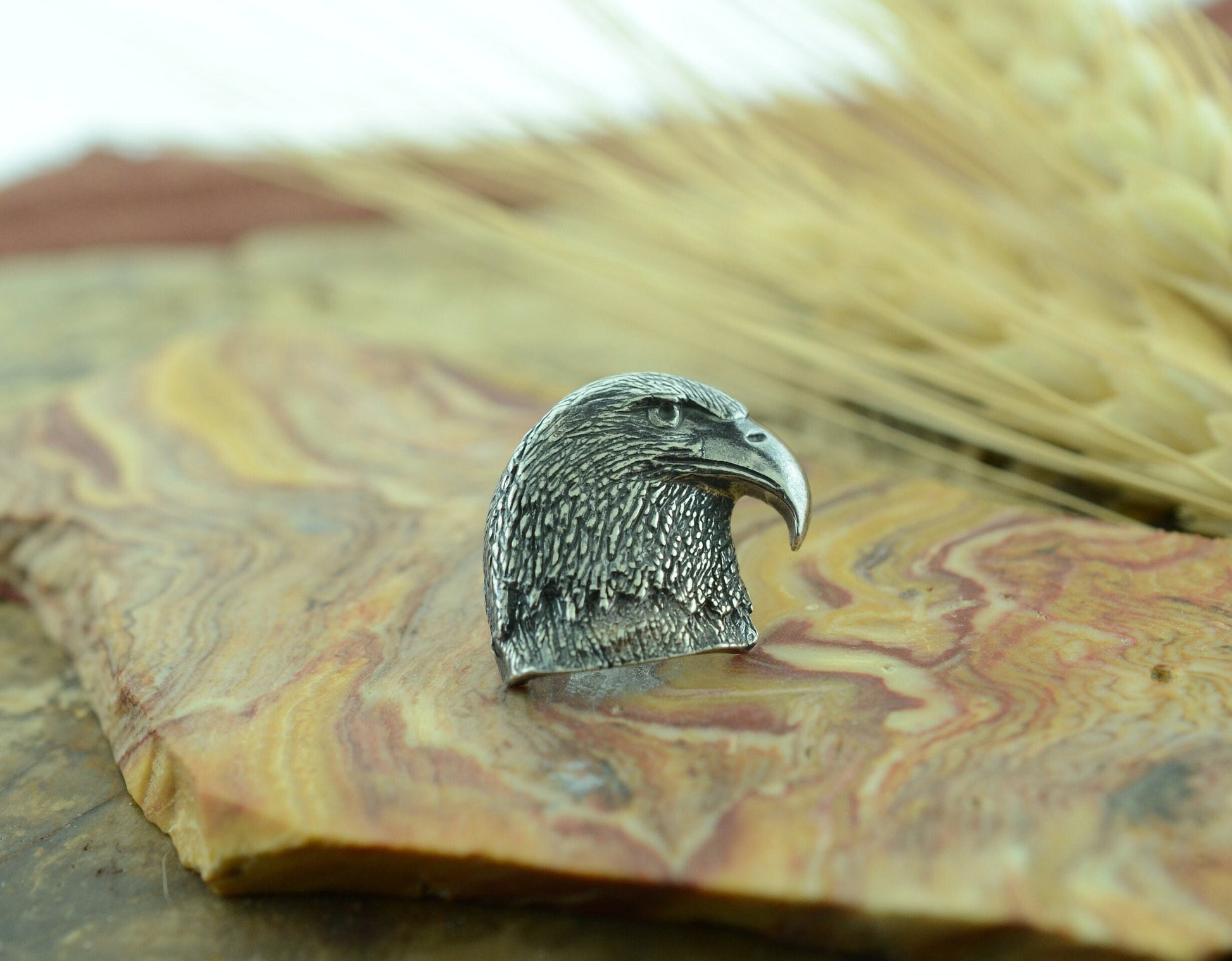 Eagle Pin in Sterling Silver – Lakota Legacy Line