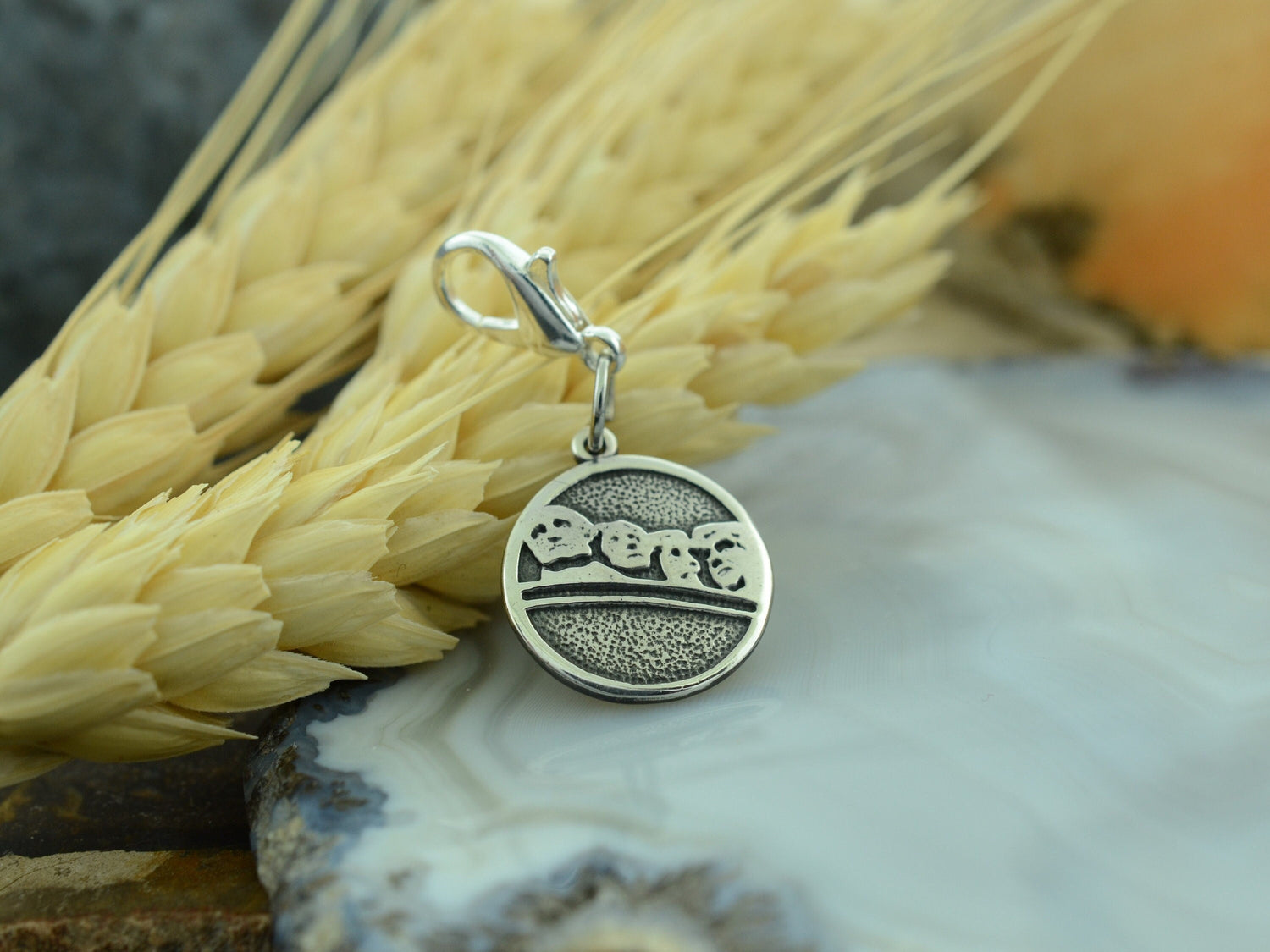 Mt. Rushmore Sterling Silver Charm