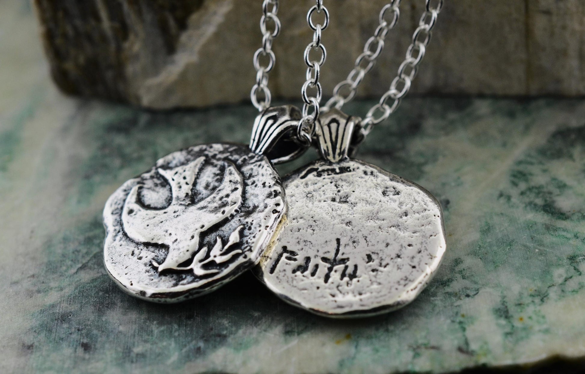 Peace Dove Sterling Silver Pendant or Keychain – Ancient Faith Collection