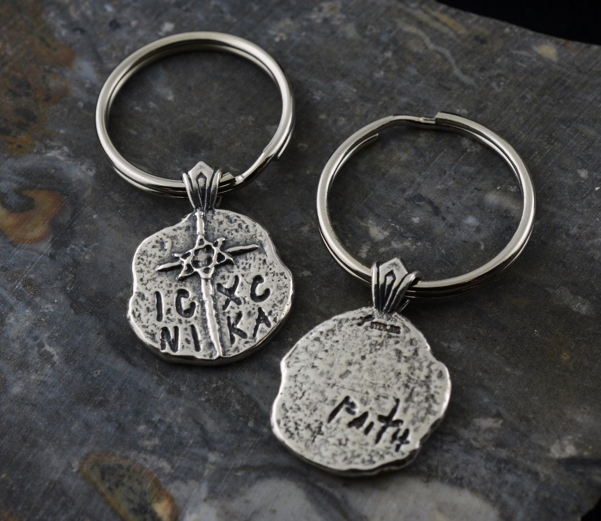 ICXC NIKA Star of David Cross in Sterling Silver Pendant OR Keychain – Ancient Faith Collection