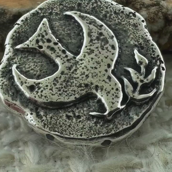 Peace Dove Sterling Silver Pendant or Keychain – Ancient Faith Collection