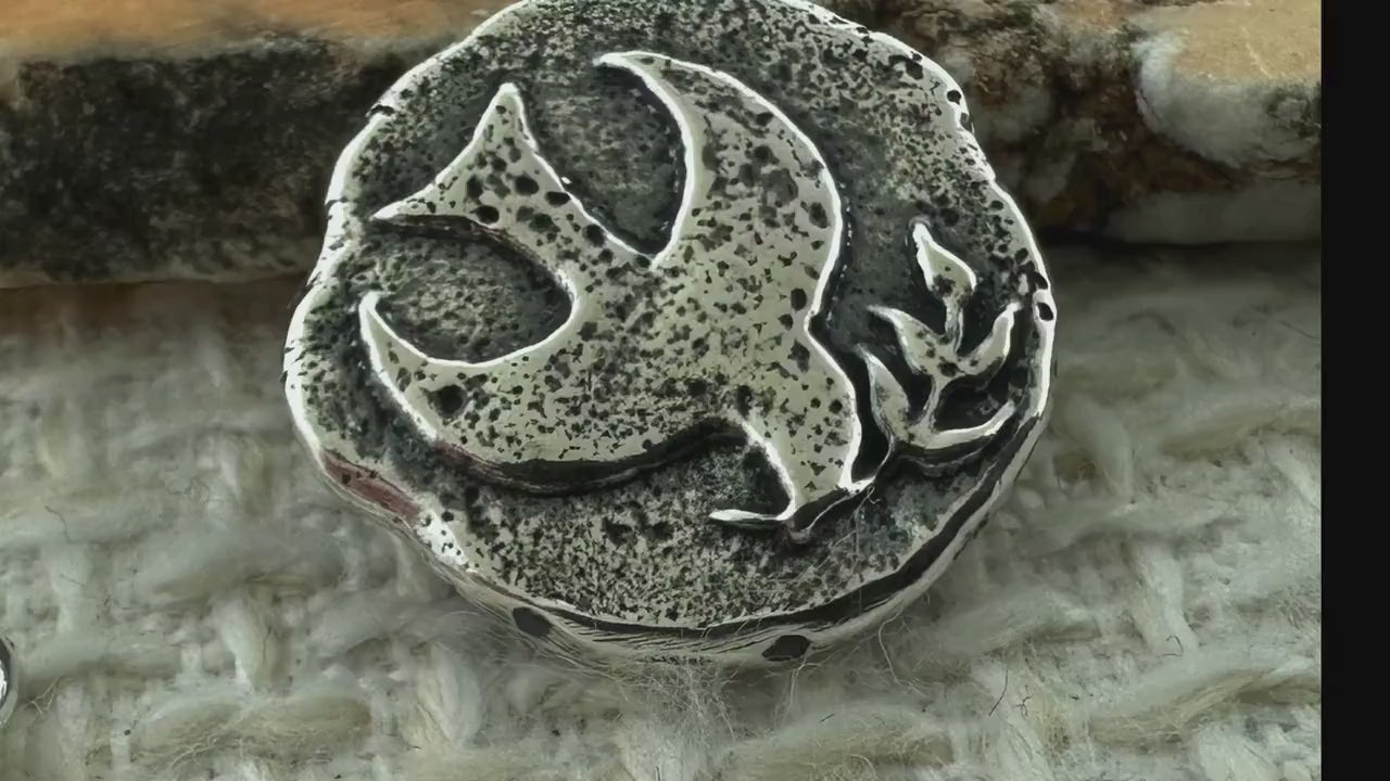 Peace Dove Sterling Silver Pendant or Keychain – Ancient Faith Collection