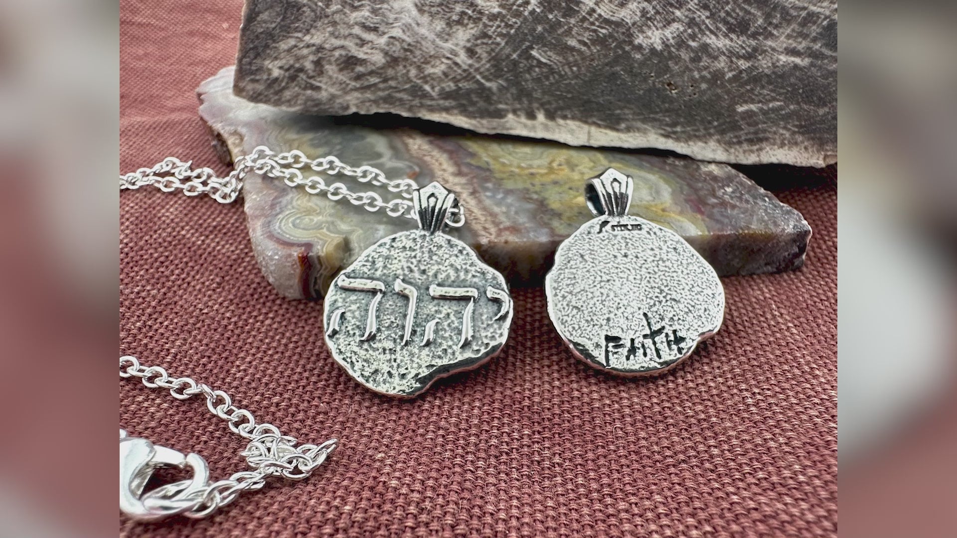 Yahweh Sterling Silver Pendant or Keychain – Ancient Faith Collection