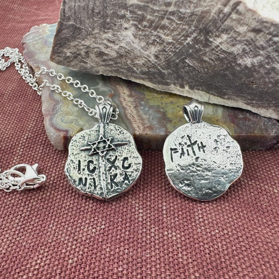 ICXC NIKA Star of David Cross in Sterling Silver Pendant OR Keychain – Ancient Faith Collection